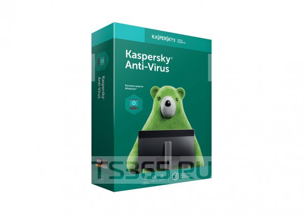 Антивирус Kaspersky Anti-Virus на 2 ПК на 12 мес. Base Box