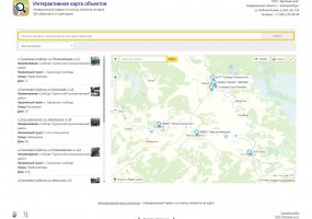 Веб-сервис "Интерактивная карта объектов"